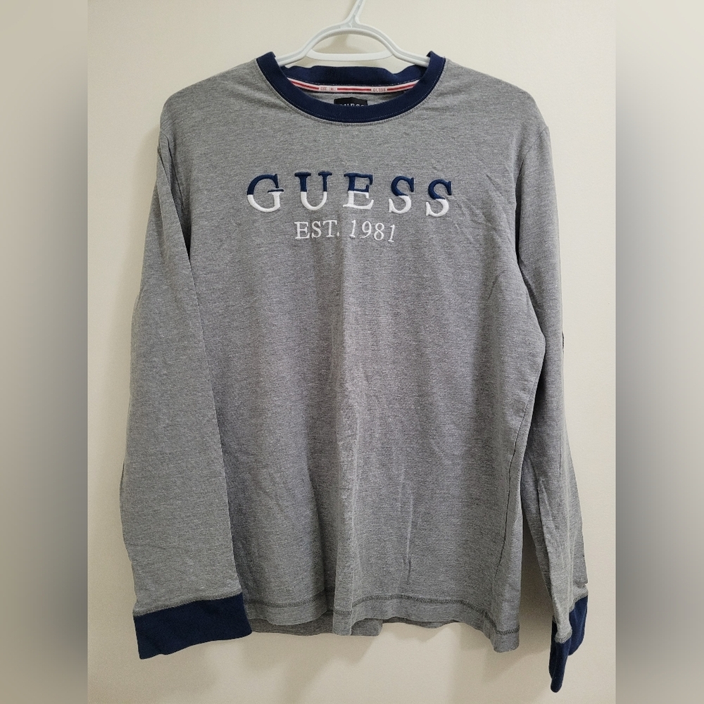 Mens Guess Long Sleeve Shirt